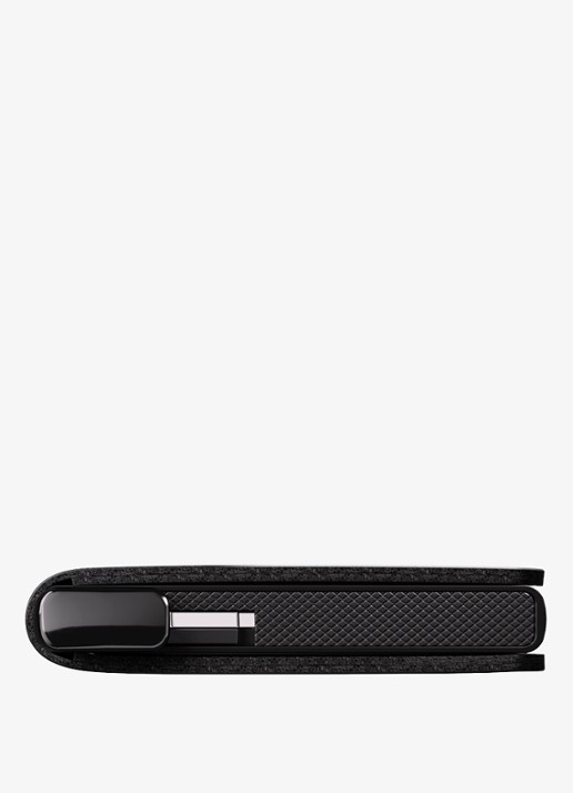 Secrid Slimwallet+ pasjeshouder van leer - detail 6 zwart