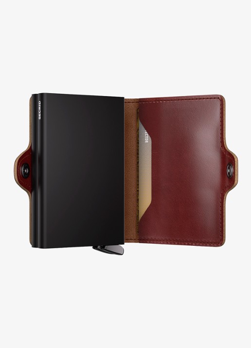 Secrid Twinwallet+ pasjeshouder van leer - detail 3 bruin