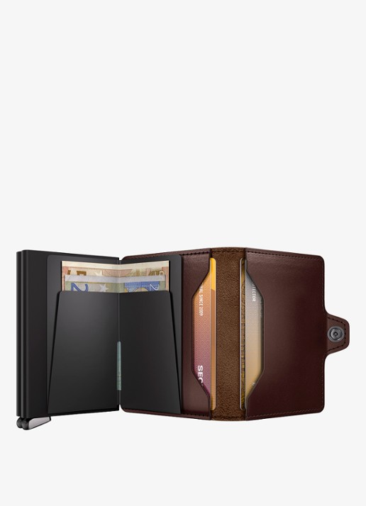 Secrid Twinwallet+ pasjeshouder van leer - detail 5 donkerbruin