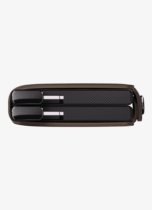 Secrid Twinwallet+ pasjeshouder van leer - detail 6 donkerbruin