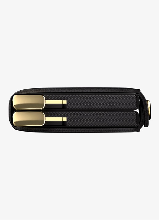 Secrid Twinwallet+ pasjeshouder van leer - detail 5 zwart