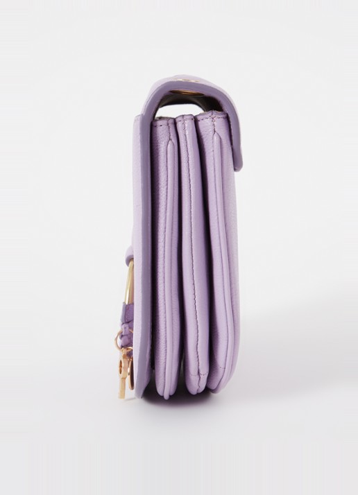 See By Chloé Hana Small crossbodytas van geitenleer  - detail 5 lila