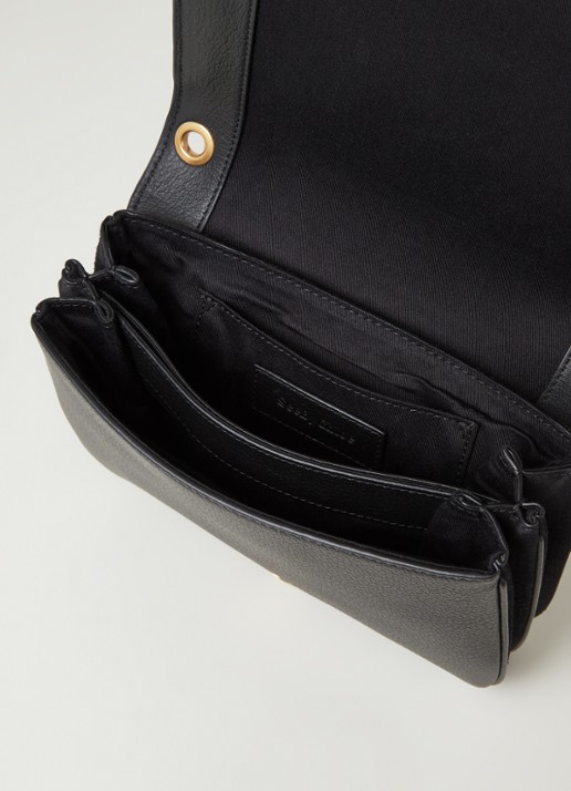 See By Chloé Hana Small crossbodytas van leer met suède details - detail 3 zwart