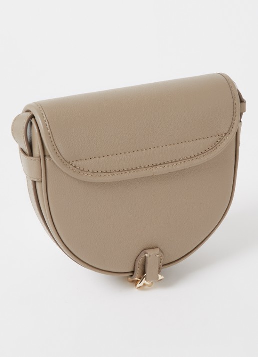 See By Chloé Mara crossbodytas van leer - achterkant taupe