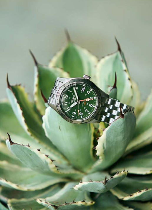 Seiko 5 Sports Field horloge HDB001K1 - detail 5 zilver
