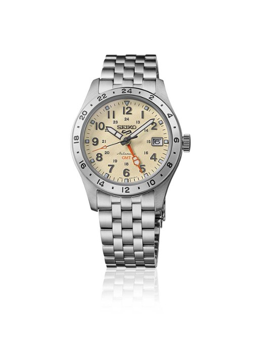 Seiko 5 Sports Field horloge HDB002K1 - detail 2 zilver