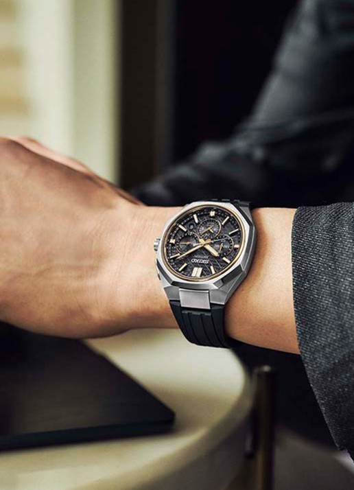 Seiko Astron GPS Solar horloge HAB003J1 - voorkant 7 zilver