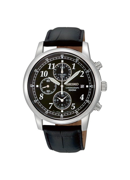 Seiko Horloge Chronograph SNDC33P1 - voorkant zilver