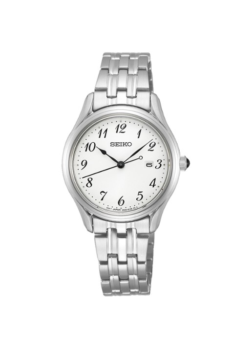 Seiko Horloge SUR643P1 - voorkant zilver