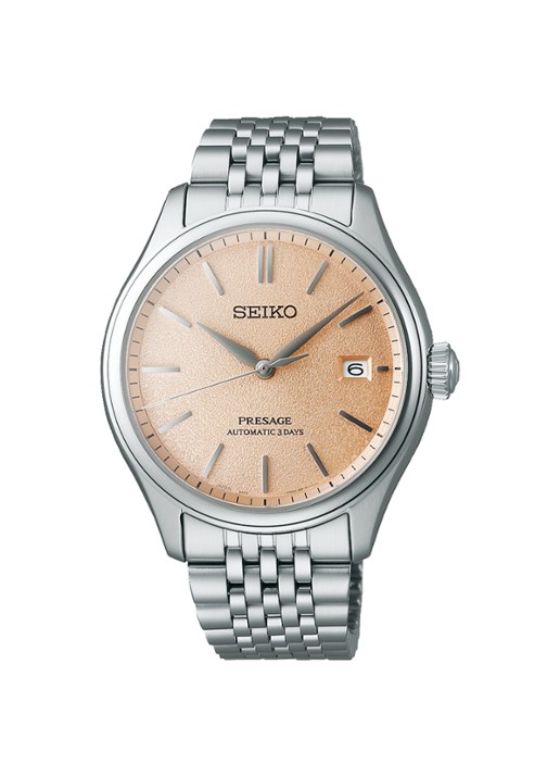 Seiko Presage Automatic horloge SPB467J1 - voorkant zilver