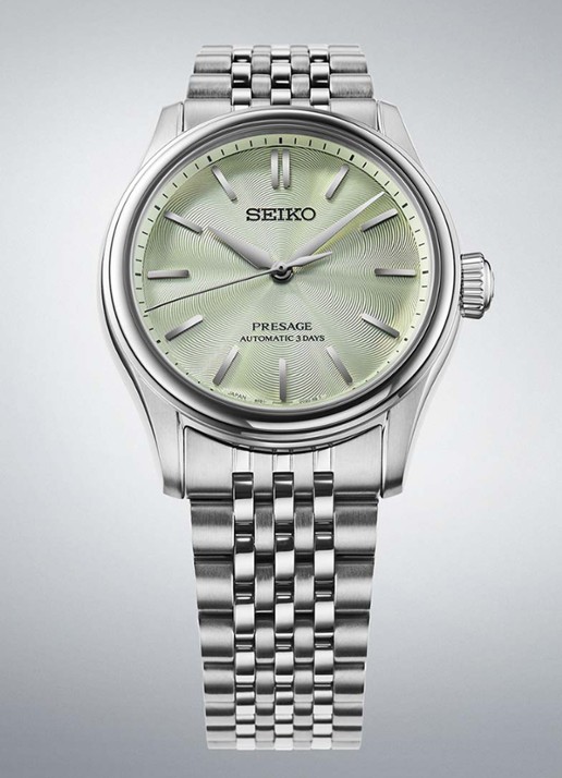 Seiko Presage Classic horloge HCC002J1 - detail 4 zilver