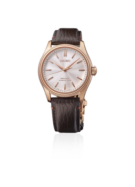 Seiko Presage Classic horloge HCC008J1 - Limited Edition - detail roségoud