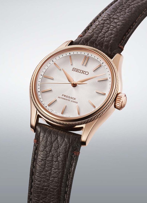 Seiko Presage Classic horloge HCC008J1 - Limited Edition - detail 2 roségoud