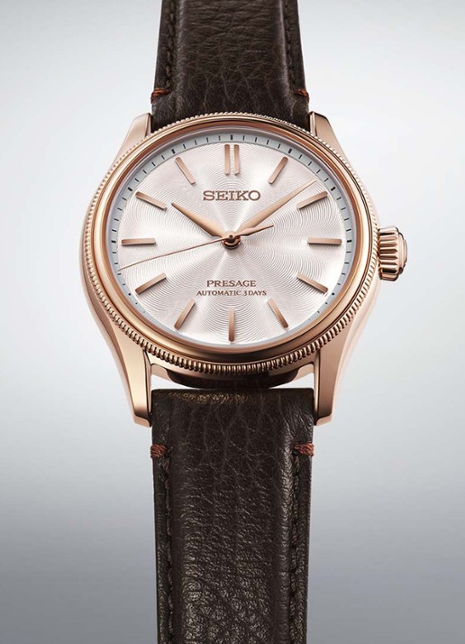 Seiko Presage Classic horloge HCC008J1 - Limited Edition - detail 3 roségoud