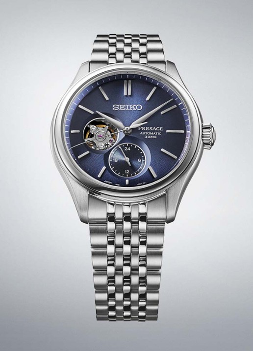 Seiko Presage Classic horloge SPB527J1 - detail 3 zilver