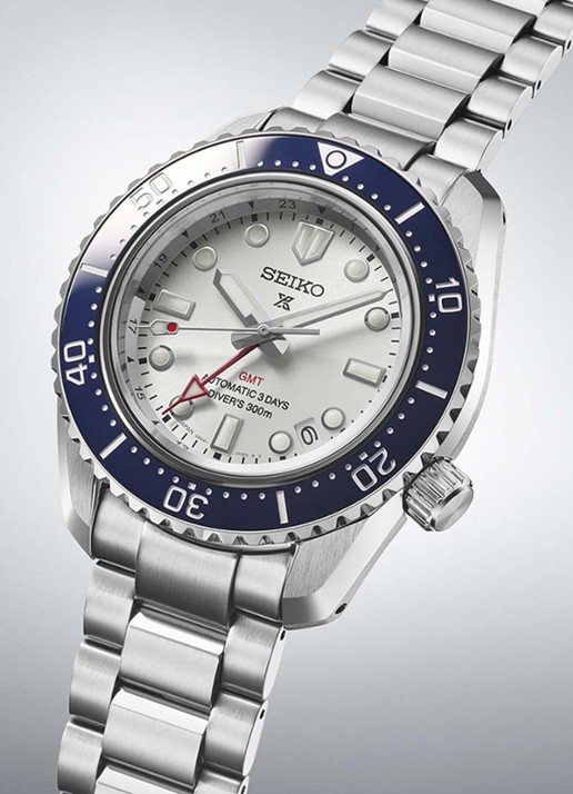 Seiko Prospex Divers horloge SPB519J1 - detail zilver