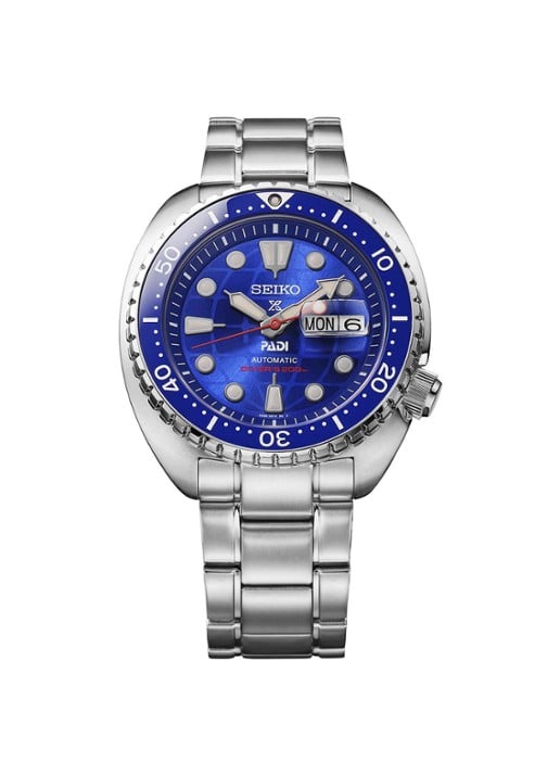 Seiko Prospex Divers Padi 60th Anniversary horloge HBB002K1 - Limited Edition - detail zilver