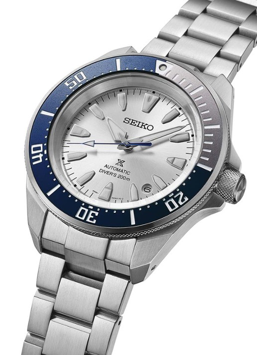 Seiko Prospex Sea 145th Anniversary horloge HBB001K1 - Limited Edition - detail 2 zilver