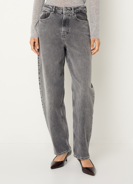 Selected Bea-kori high waist wide fit jeans met gekleurde wassing