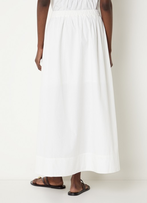 Selected Blair maxi rok met steekzakken - achterkant 4 wit