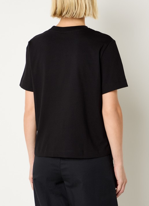 Selected Essential T-shirt met ronde hals - achterkant zwart