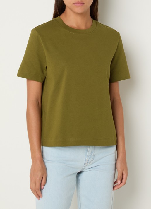 Selected Essential T-shirt van katoen