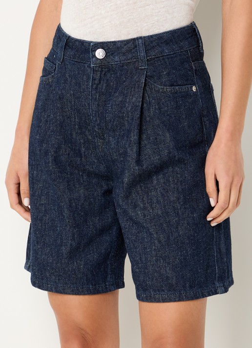Selected Hanny high waist wide fit broek met steekzakken