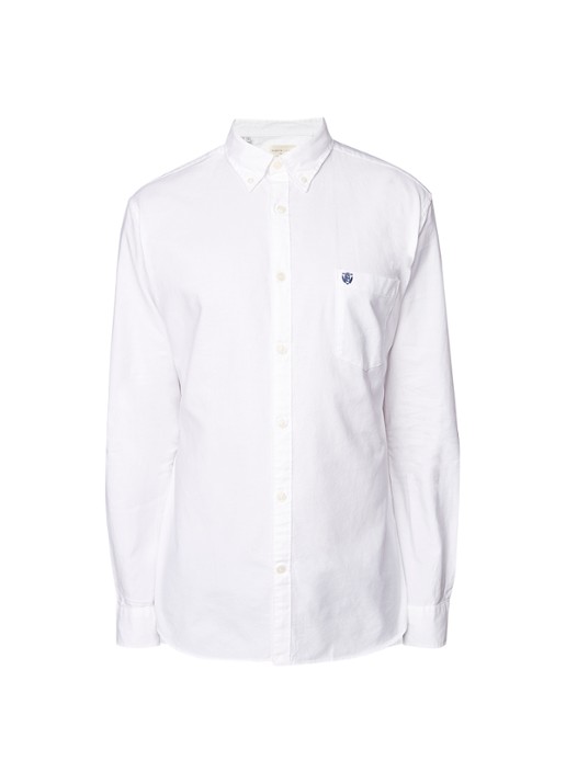 Selected Homme Collect regular fit Oxford overhemd - voorkant wit