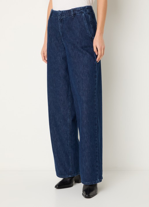 Selected Mella-Bora high waist wide leg jeans