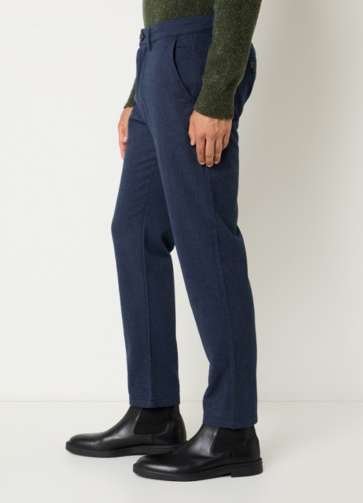 Selected Miles slim fit chino met steekzakken - detail 2 beige