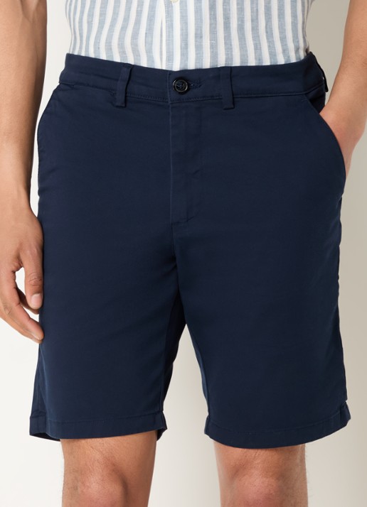 Selected Miles slim fit korte chino met steekzakken