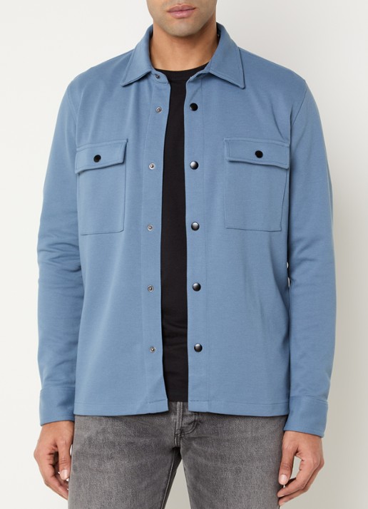 Selected Noos overshirt met borstzakken