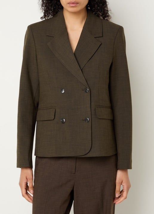 Selected Signe double-breasted blazer met klepzakken