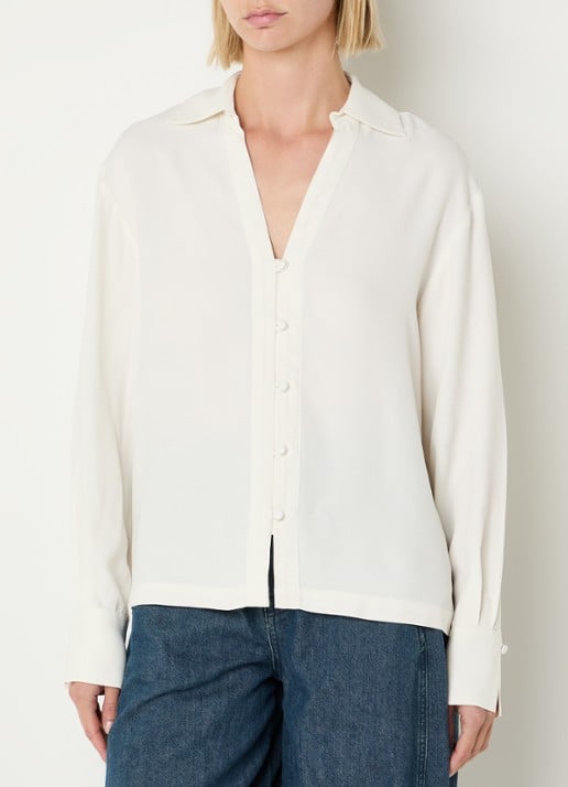 Selected Soler blouse met V-hals