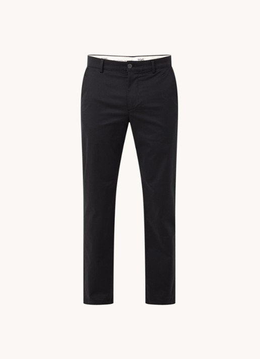Selected Straight fit chino met stretch