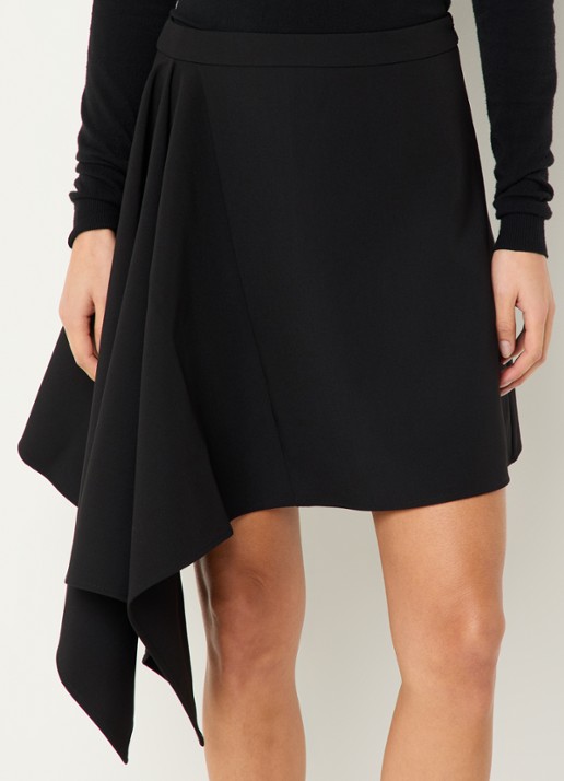 Selected Sylvie minirok met gedrapeerd detail