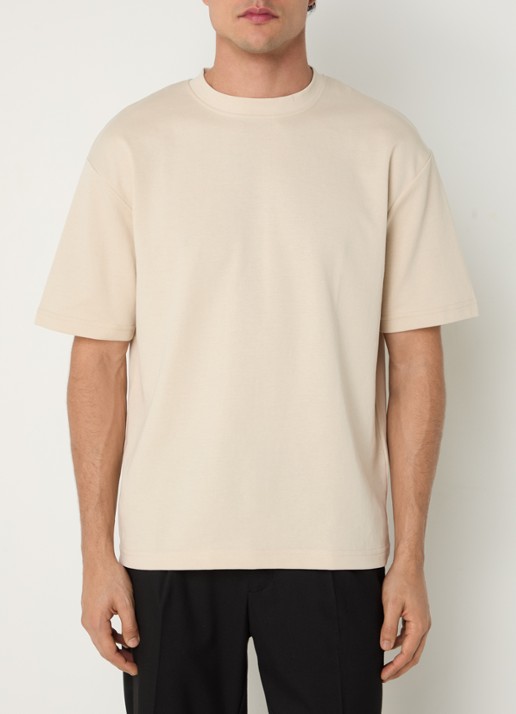 Selected T-shirt met stretch