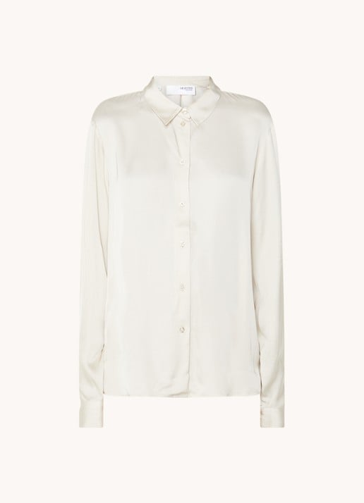 Selected Talia blouse van satijn