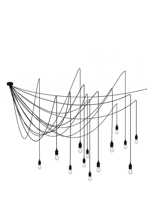 Seletti Maman hanglamp dimbaar 23 x 43 x 23 cm - voorkant 3 transparant