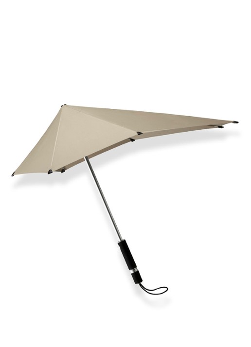 Senz Original aerodynamische lange stormparaplu - voorkant 4 beige
