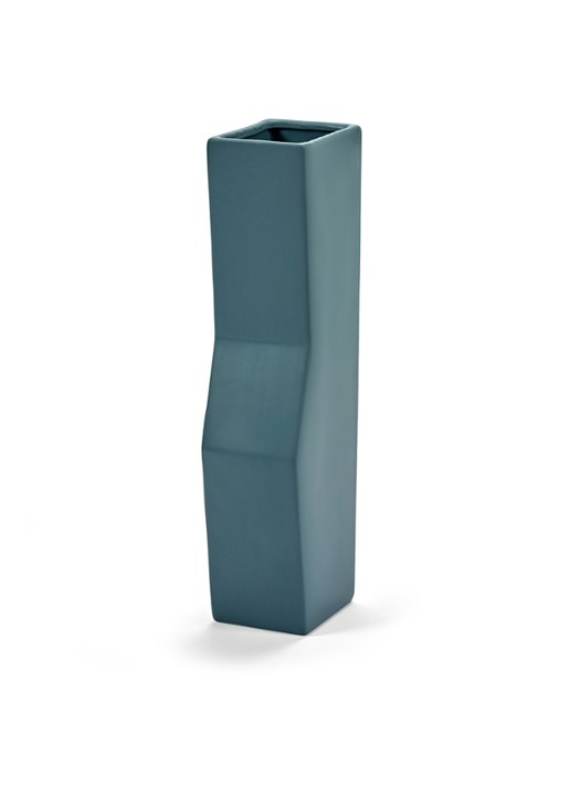 Serax °2 vaas van keramiek 45.5 cm - voorkant 2 blauw