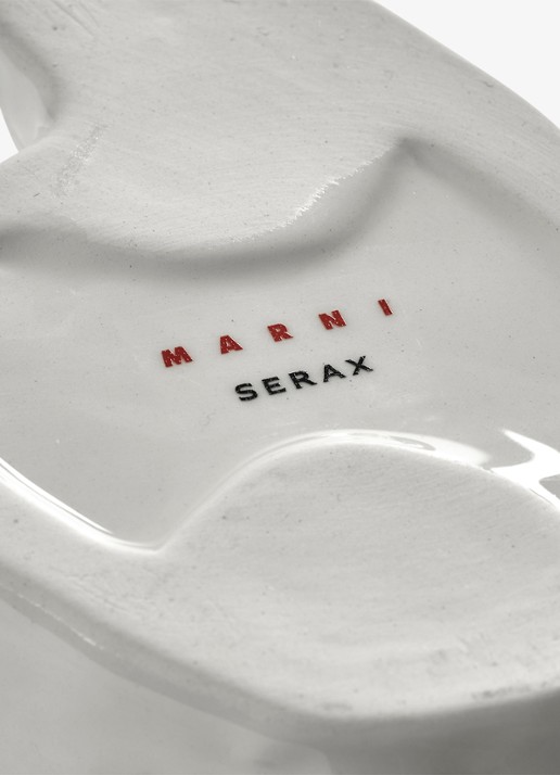 Serax After Midnight Uil vaas S 23 cm - detail 4 wit
