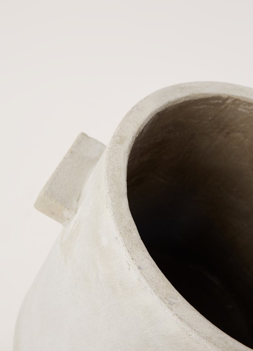 Serax Bloempot van beton voor binnen Ø 20 cm - detail 3 lichtgrijs