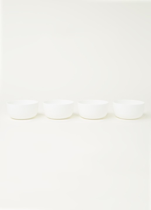 Serax By Piet Boon kom S 12 cm set van 4 - voorkant 2 gebroken wit