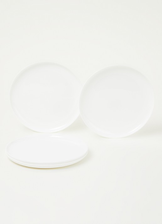Serax By Piet Boon ontbijtbord M 20 cm set van 4 - voorkant 2 wit