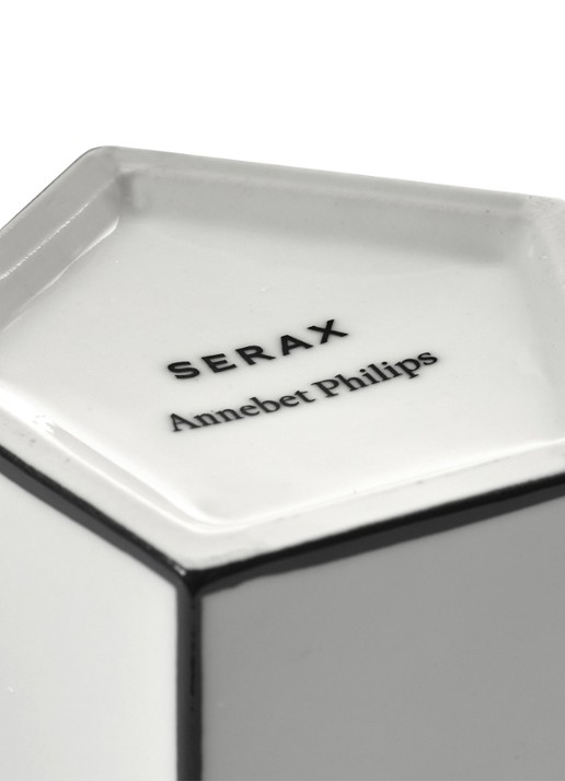 Serax Carte Blanche vaas M 12 cm - detail wit