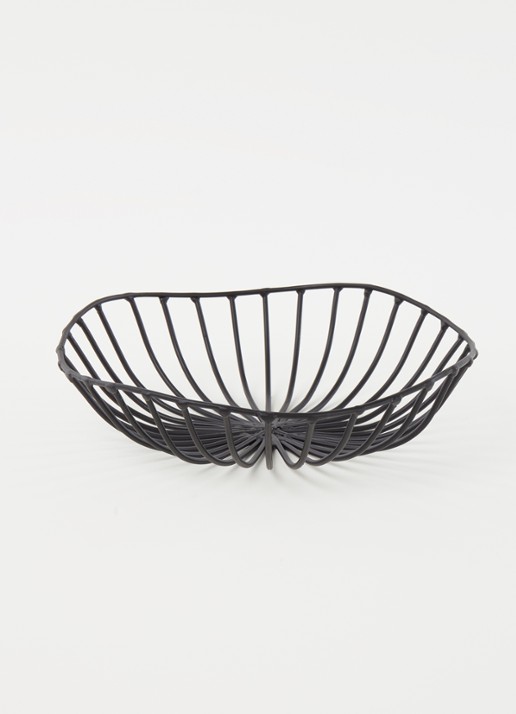 Serax Catu broodmand 20 cm - voorkant 3 zwart