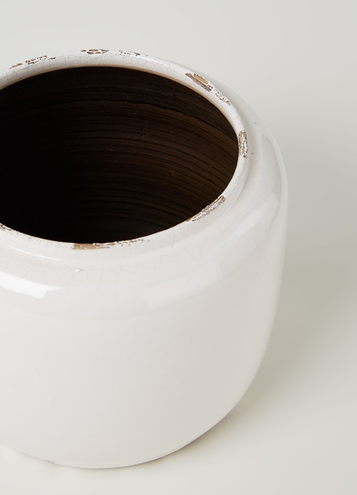 Serax Costa sierpot van keramiek voor binnen Ø18 cm  - detail wit