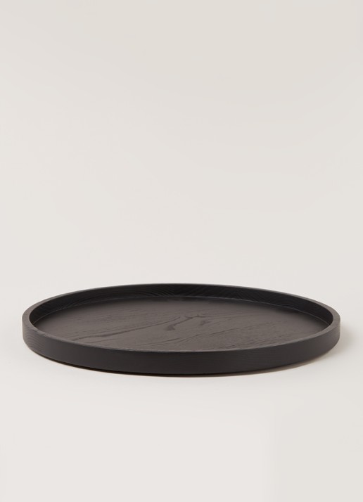 Serax Dienblad van essenhout 35 cm - voorkant 2 zwart