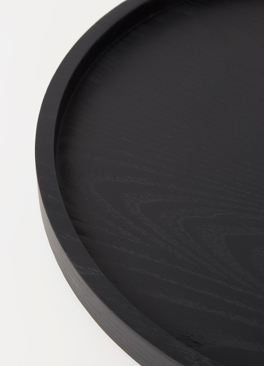Serax Dienblad van essenhout 35 cm - detail zwart
